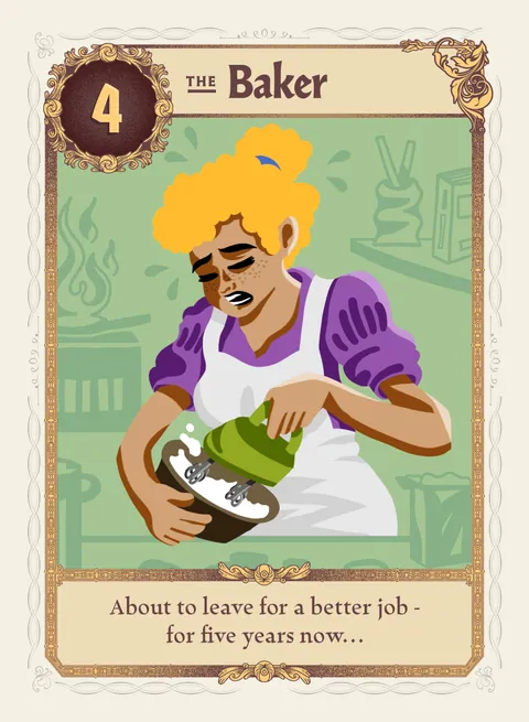 The Baker card, variant 3 of 4