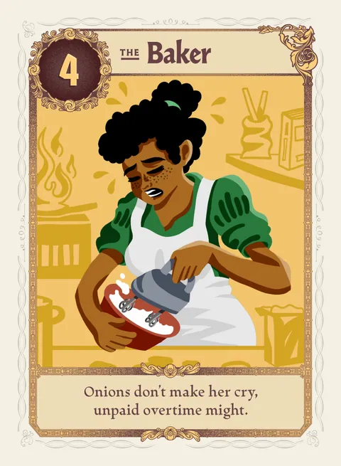 The Baker card, variant 2 of 4
