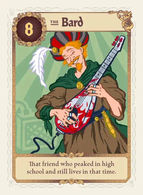 The Bard card, variant 3 of 4