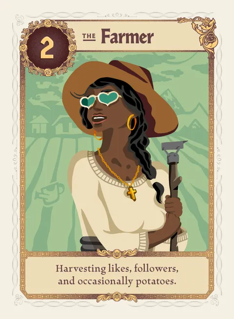 The Farmer card, variant 3 of 4