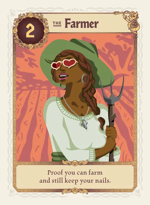 The Farmer card, variant 1 of 4