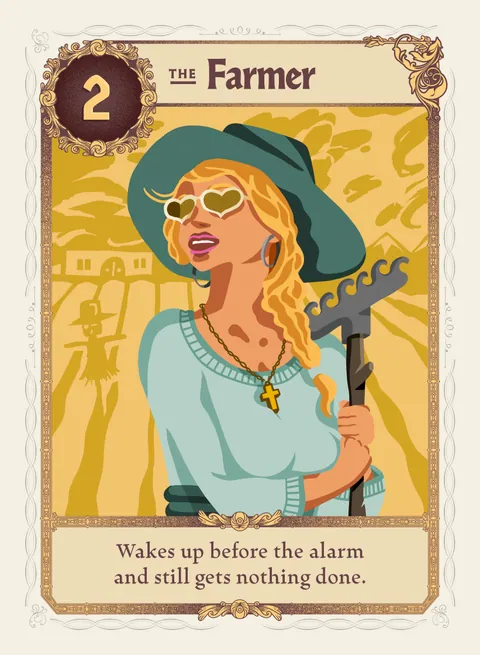 The Farmer card, rank 2