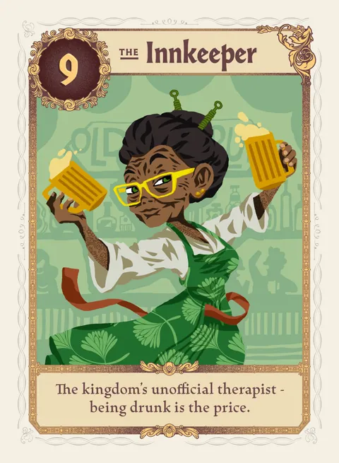 The Innkeeper card, variant 3 of 4