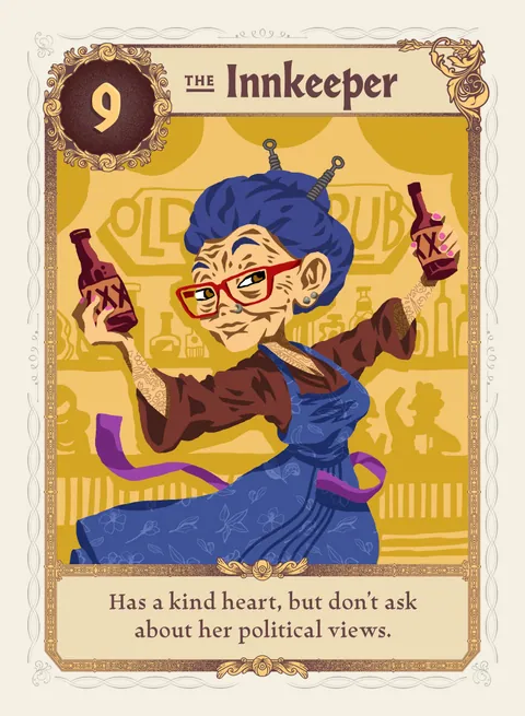 The Innkeeper card, variant 2 of 4