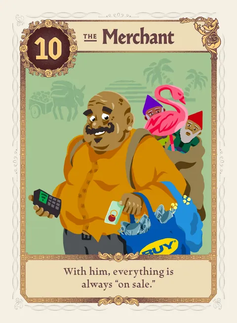 The Merchant card, variant 3 of 4