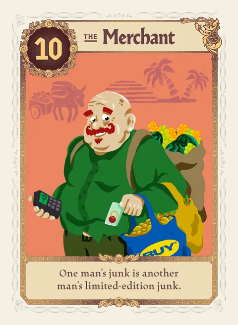 The Merchant card, variant 1 of 4