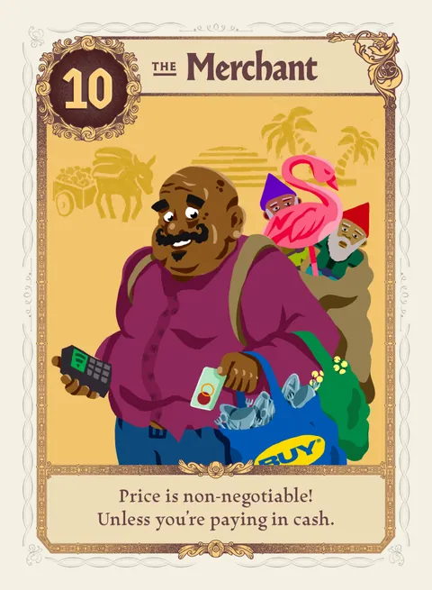The Merchant card, rank 10