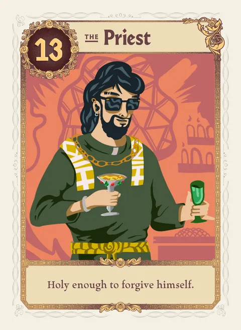 The Priest card, rank 13