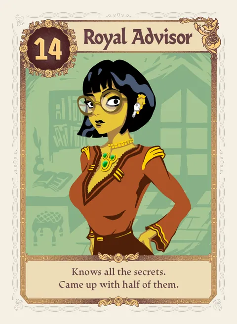 The Royal Advisor card, variant 3 of 4