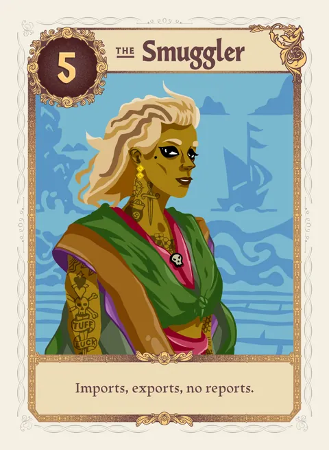 The Smuggler card, variant 4 of 4
