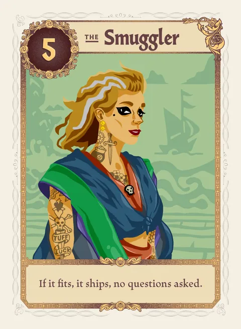 The Smuggler card, variant 3 of 4