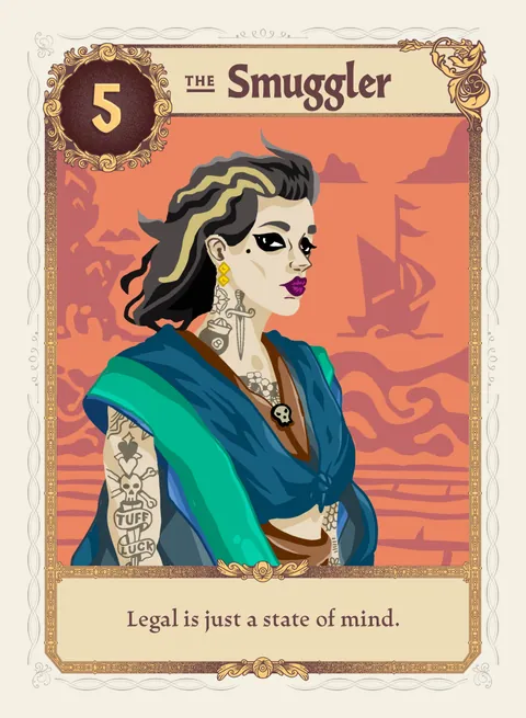 The Smuggler card, rank 5