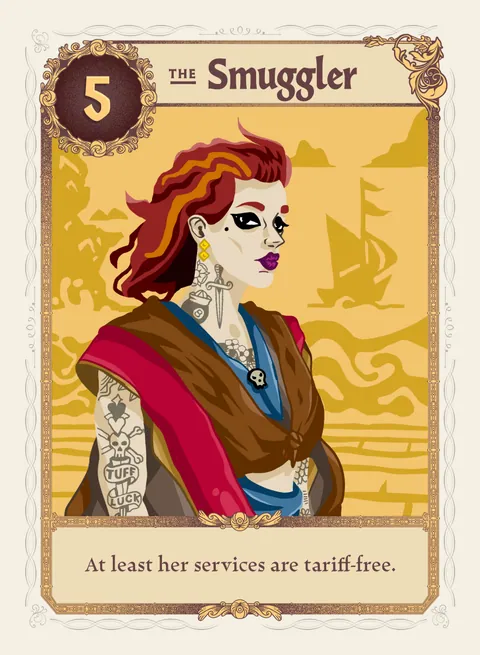 The Smuggler card, variant 2 of 4