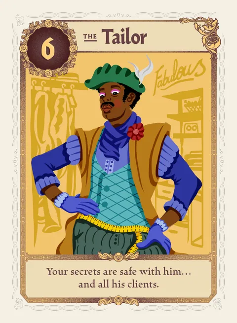 The Tailor card, rank 6