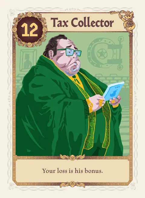 The Tax Collector card, variant 3 of 4